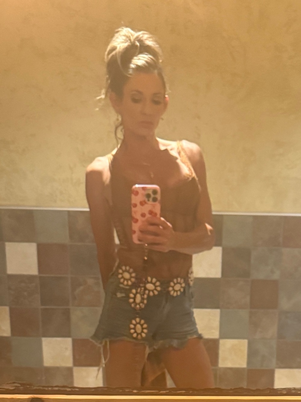 Victoria's Secret Brown Lace Bodysuit